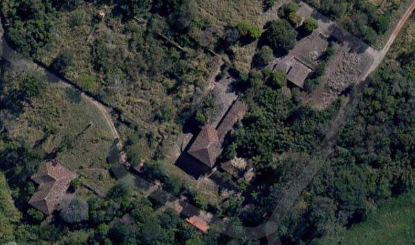 Vista aérea do Sítio Candinho. Print do Google Maps. Local: Sítio Candinho, em Valinhos-SP, 2023.