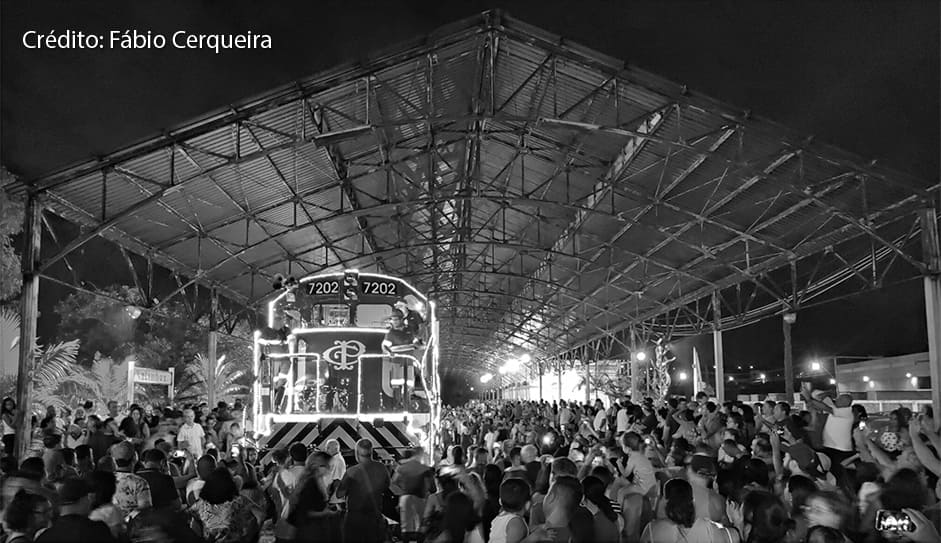 Cerca de 2000 pessoas estiveram presentes na antiga Estação Ferroviária de Valinhos.