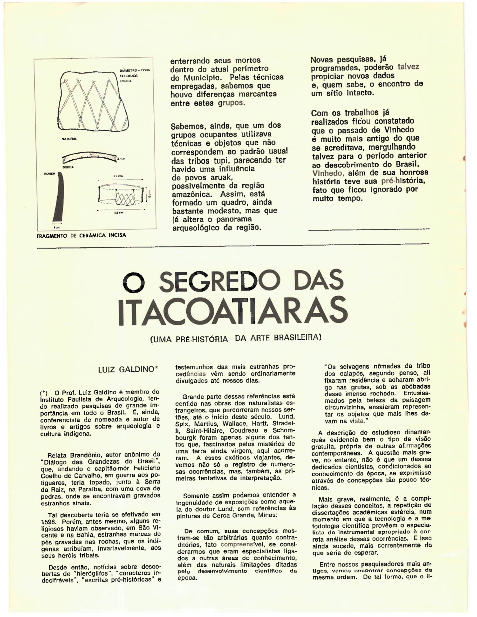 Povos indígenas perto do Ribeirão Pinheiros